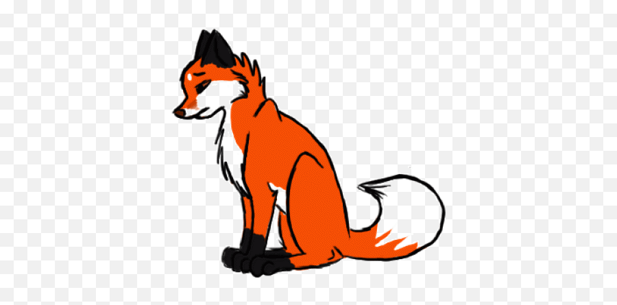 Red Fox Clipart Sad - Png Download Full Size Clipart Sad Fox Gif Transparent Emoji,Fox Emoji Facebook