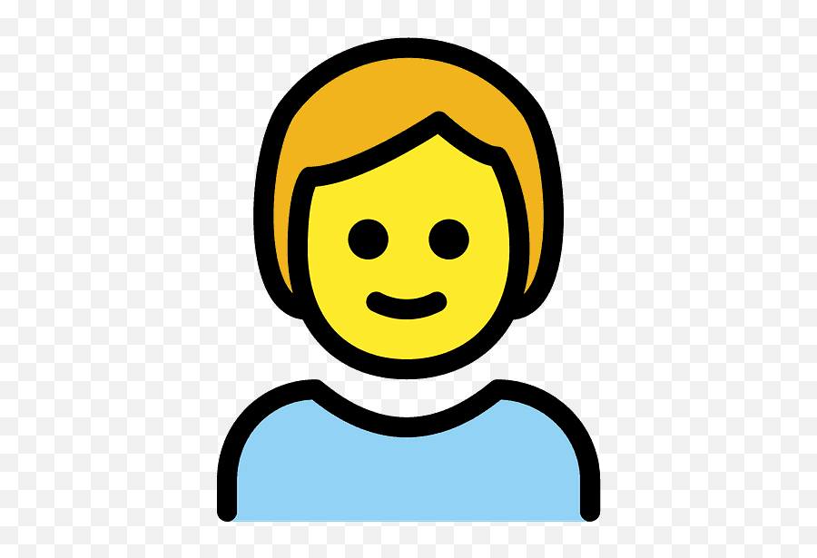 Child Emoji Clipart Free Download Transparent Png Creazilla - Dibujo De Persona Adulta,Gender Neutral Emoji