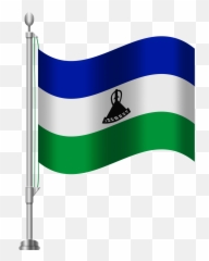 Lesotho Flag PNG Clip Art - Bandera Del Peru Png Emoji