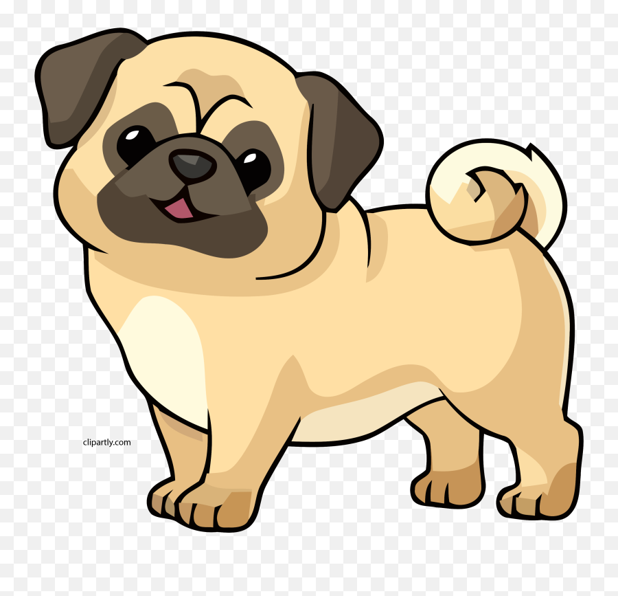Navajowhite Color Dog Cute Chibi Clipart Png - Dog Clipart Cute Clip Art Dog Emoji,Dog Paw Emoji