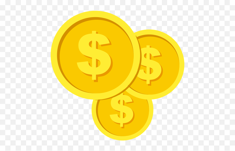 Dollar Coins Icon Png And Svg Vector - Language Emoji,Coins Emoji