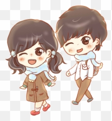 Boy And Girl Png 5 Png Image - Cartoon Boy Girl Png Emoji,Boy And Girl Emoji
