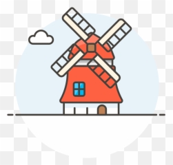 Netherlands Windmill Icon - Belanda Png Emoji