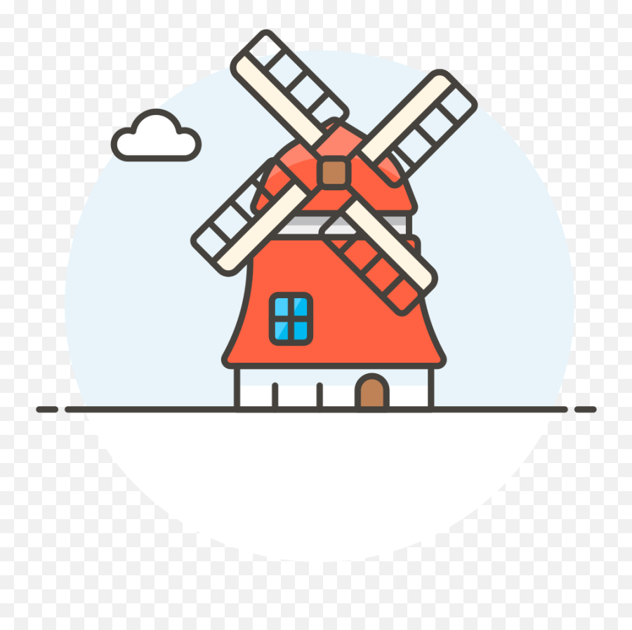 Netherlands Windmill Icon - Icon Belanda Png Emoji,Windmill Emoji