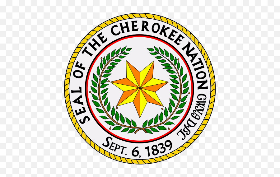 Great Seal Of The Cherokee Nation - Cherokee Nation Seal Emoji,Cherokee Indian Flag Emoji