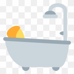 Person Taking Bath Emoji Meaning With Pictures - Take A Bath Emoji,Shower Emoji