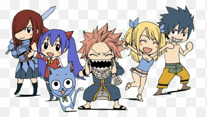 Hd Fairy Tail Chibis 2 Render By - Fairy Tail And Hunter X Hunter Emoji,Fairy Tail Emoji