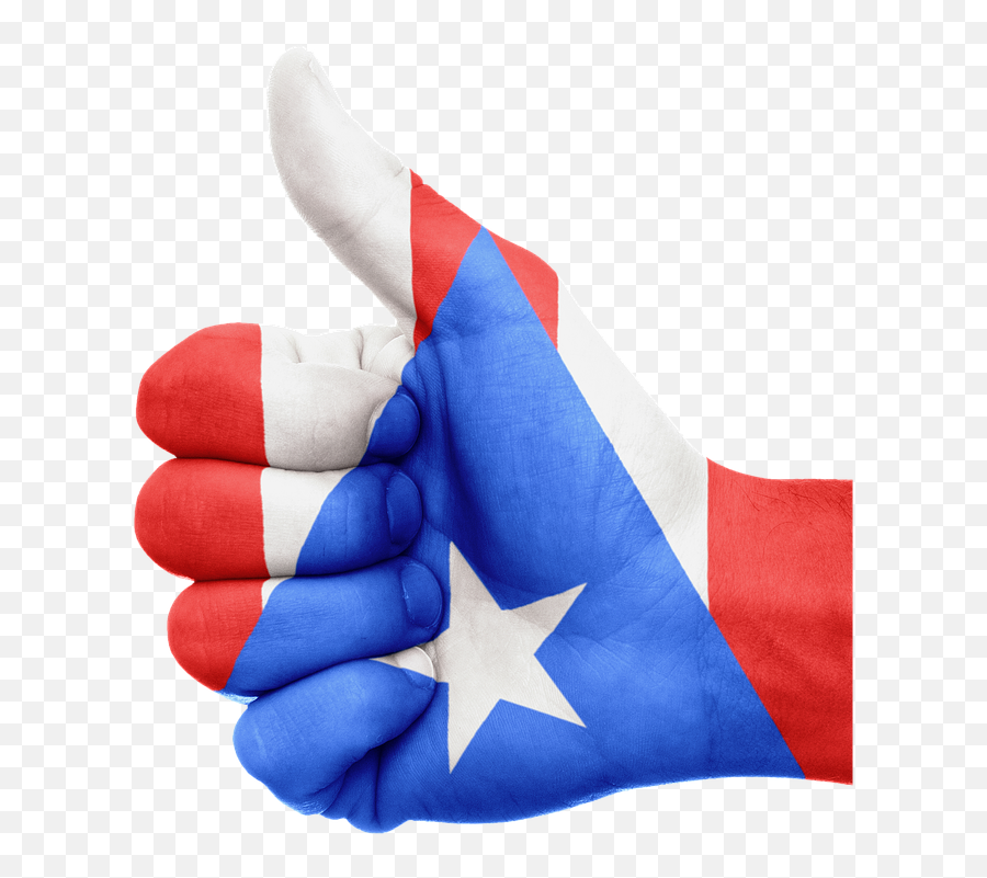 Puerto Rico Flag Hand - Puerto Rico Flag Hand Emoji,Puerto Rico Flag Emoji