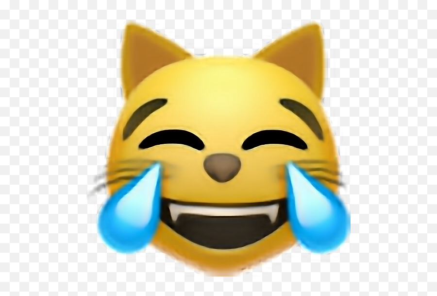 Cat Laughing Emoji Freetoedit - Cat Laughing Emoji,Laughin Emoji
