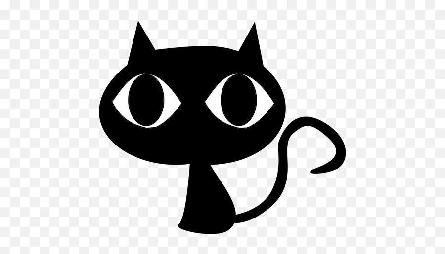 Cat With Big Head Vector Illustration Emoji,Kitty Cat Emoji