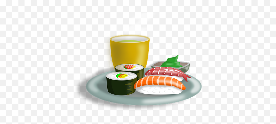 Free Hungry Food Illustrations - Gimbap Emoji,Dinner Plate Emoji