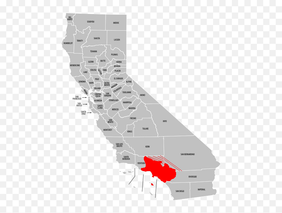 Transparent Calif Svg Transparent Png - California Map Labeled Emoji,California State Emoji