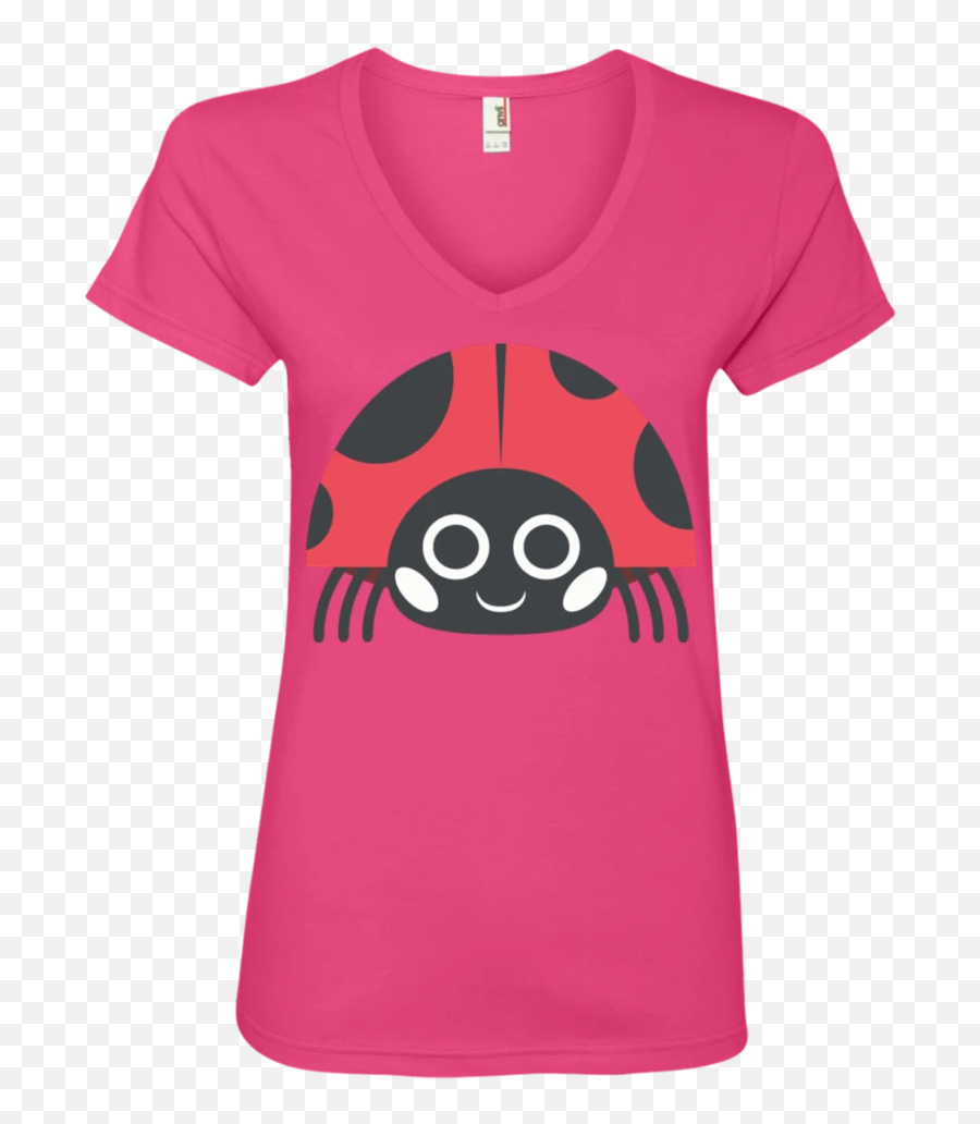 Lady Bird Emoji Ladiesu0027 V - Neck Tshirt U2013 That Merch Store,Bird Emoji