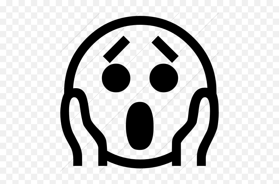 The Best Free Screaming Icon Images - Fear Icon Emoji,Face Screaming In Fear Emoji