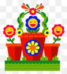 Emoji Flowers Garden Nature Spring - Garden Emoji,Emojis