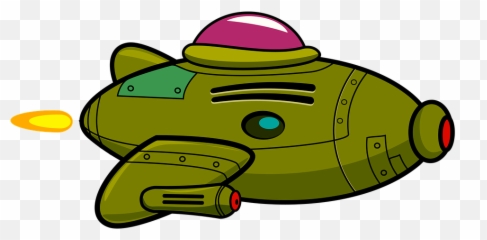 Spanish Missile Fired Accidentally Near Border Clipart - Space Plane Cartoon Png Emoji