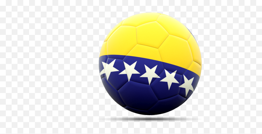 Qopo Bosnia Flag On Ball Emoji Bosnian Flag Emoji Free Transparent   9997933 