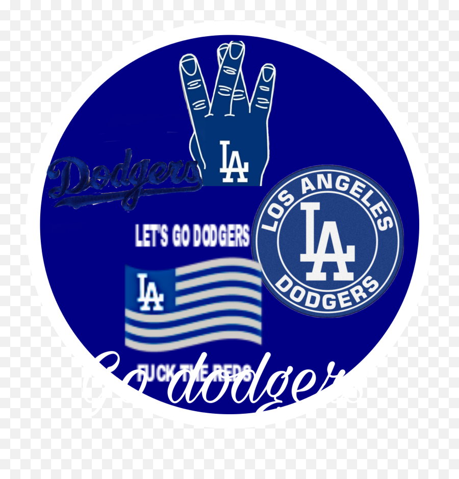 Trending Dodger Stickers - Emblem Emoji,Dodgers Emoji