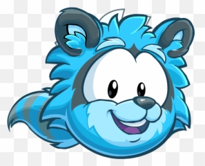 Puffle Creatures Club penguin memes Penguins - Blue Raccoon Emoji