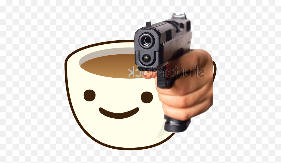 Delet This Cuppystickers - Stickers Best Stickers For Whatsapp Wastickerapp Emoji,Emoticon Gun