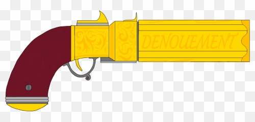 Pistol Clipart Dueling - Revolver Png Download Full Size Ranged Weapon Emoji