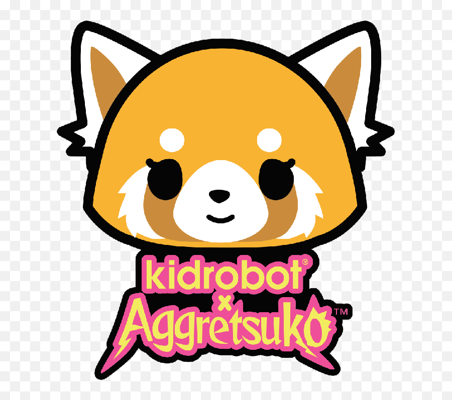Aggretsuko - Aggretsuko Black And White Clipart Full Size Cartoon Emoji,Bear Black And White Emoji