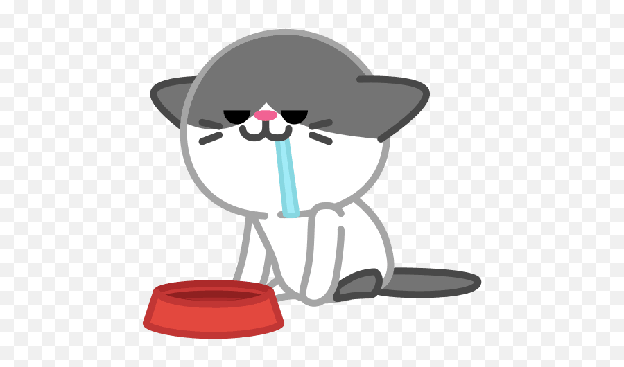Cute Baby Cat Vermoving By Sungju Lee - Destino Bar De Tapas Emoji,Cowboy Cat Emoji