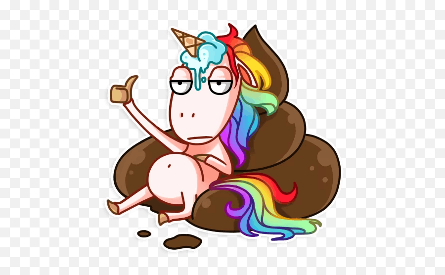 Poop Telegram Stickers Sticker Search - Crazy Pony Stickers Emoji,Rainbow Turd Emoji