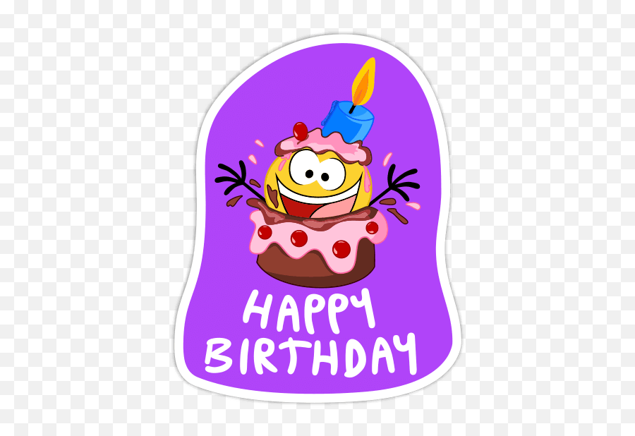 Happy Birthday Stickers Facebook Copy Paste Stickers - Birthday Wishes Stickers For Whatsapp Emoji,Birthday Emojis