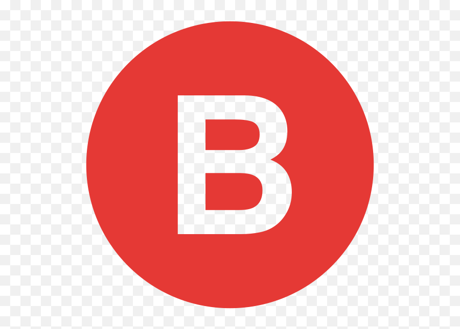 Eo Circle Red Letter - Letter B In A Circle Emoji,B Emoji