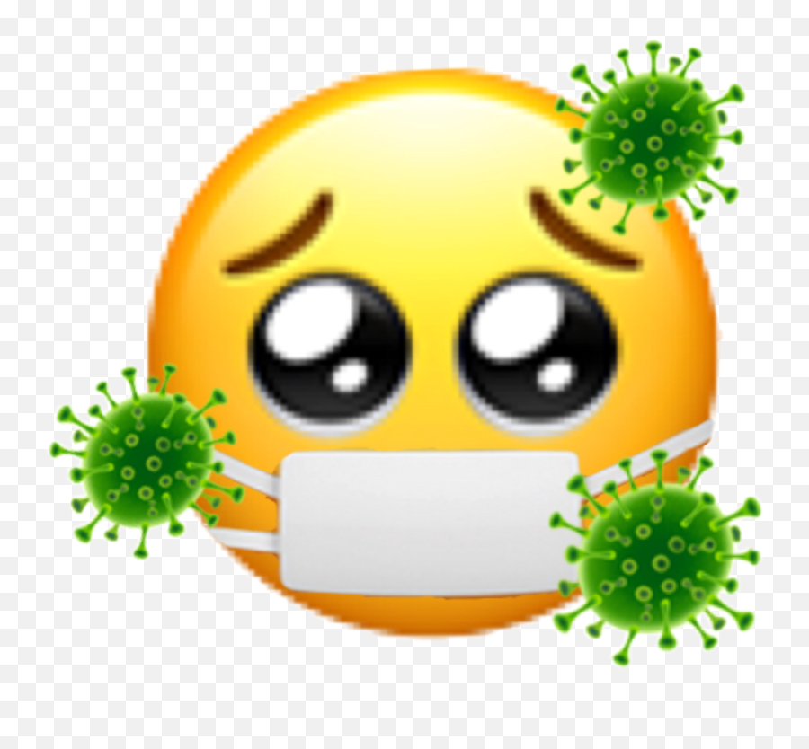 Coronavirus Covid19 Virus Flu Sticker - Emoji Con Los Dedos Juntos,Flu Emoji