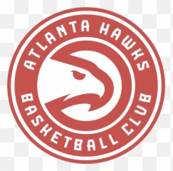Hawk Clipart Atlanta Hawks - Transparent Nba Teams Logo Emoji