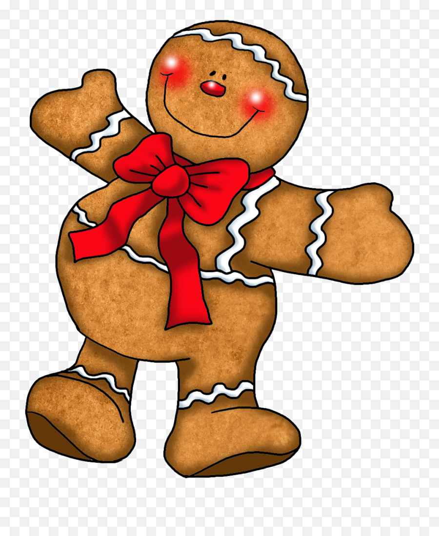 Gingerbread Man Free Printable Gingerbread Clip Art Image - Clip Art Christmas Gingerbread Man Emoji,Gingerbread Emoji