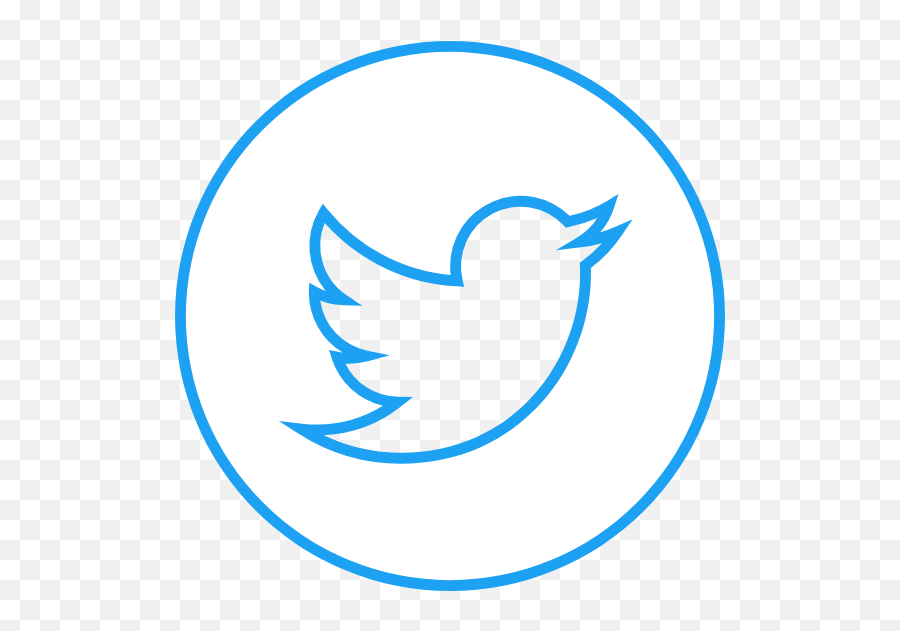 Circle Empty Twitter Graphic - Twitter Logos Free Graphics Vector De Logo Facebook Emoji,Salute Emoticon Facebook
