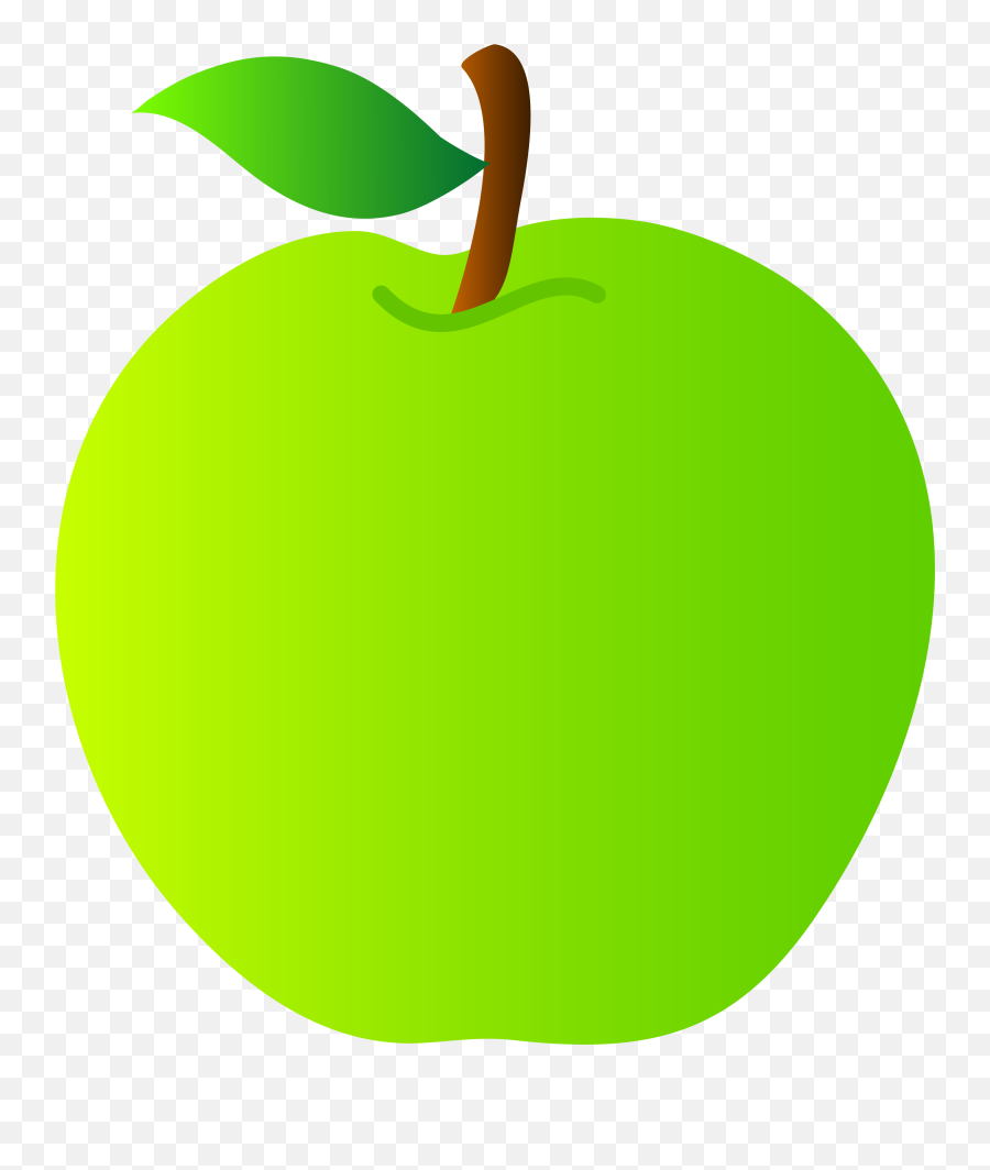 Green Apple Clipart Png - Clipart Apple Green Emoji,Green Apple Emoji