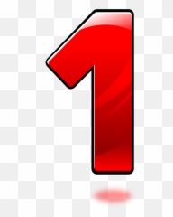 Glossy Number Numbers Numerals One - Dibujo Del Numero Uno Emoji,Gummy Bear Emoji