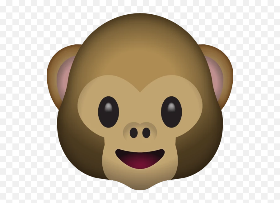 Monkey Face Emoji - Monkey Emoji,Monkey Emoji