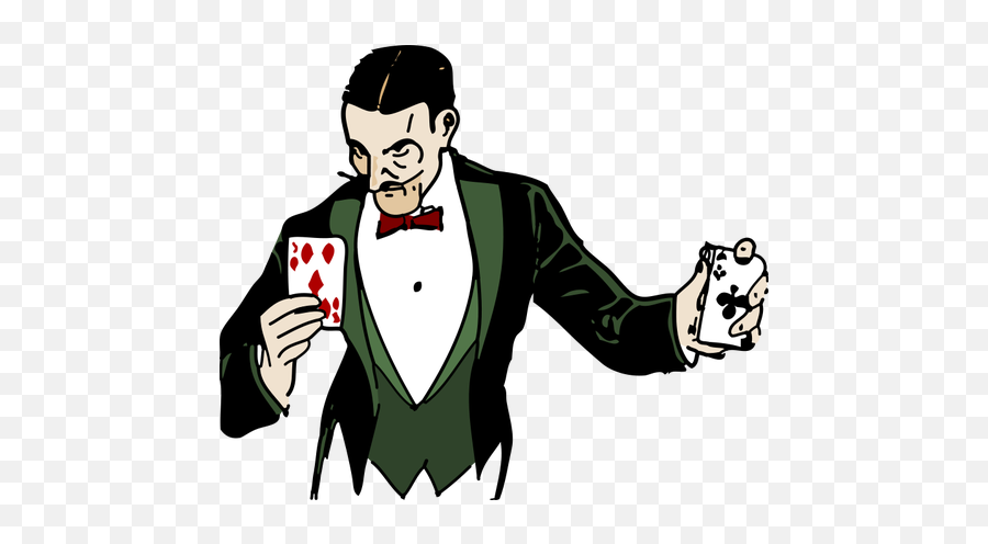 Card Trick Vector Illustration - Smoke And Mirrors Bristol Emoji,Ace Of Spades Emoji