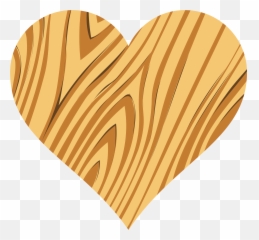 Yellow Heart Black And White Png Files - Wooden Heart Clipart Emoji,Brown Heart Emoji