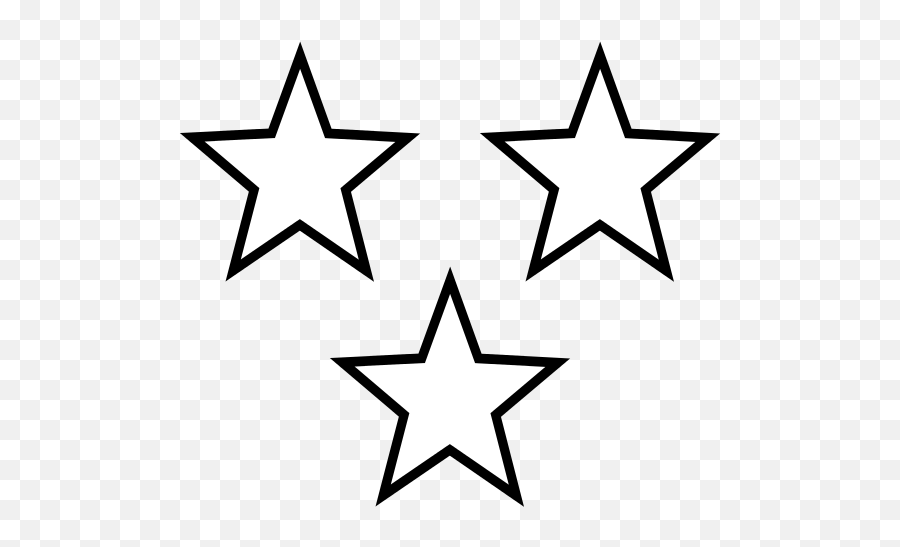 White Stars 3 - White Star Transparent Background Emoji,Empty Star Emoji
