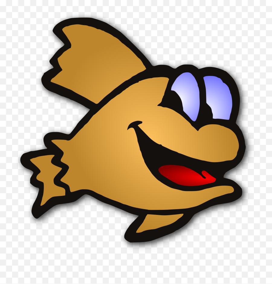 Gold Fish Vector Clipart Image - Clip Art Emoji,Ice Cream Sun Cloud Emoji