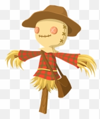 Cartoon Comic Characters - Scarecrow Clipart Emoji,Eggplant Emoji Hat