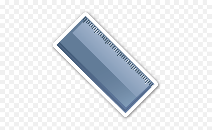 Straight Ruler - Emoji Ruler Png,Straight Emoji