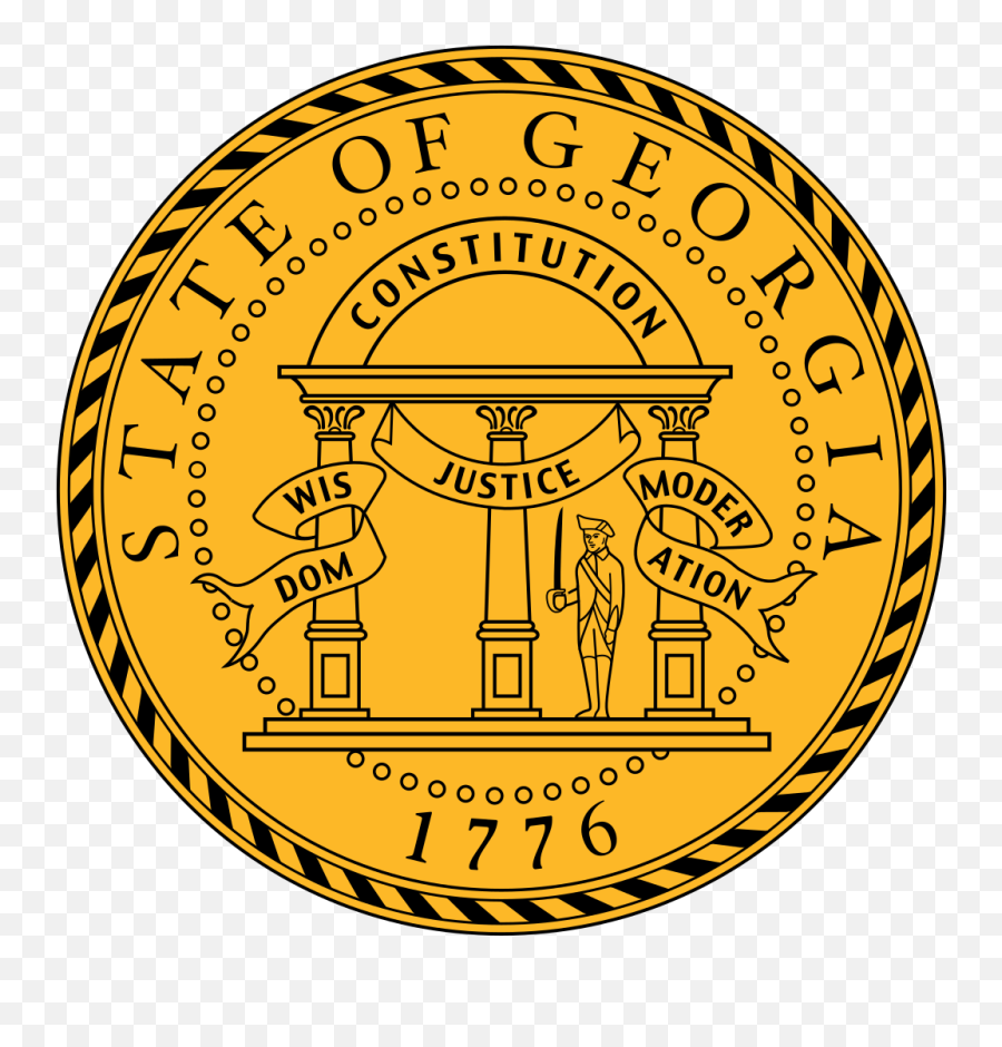 Seal Of Georgia - Georgia State Seal Emoji,Georgia State Flag Emoji