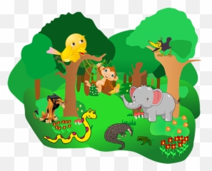 Tropical Jungle Animals Wild - Story Of Forest Animals Emoji,Jungle Emoji