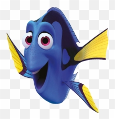 Nemo Clipart Fish Fin Nemo Fish Fin - Transparent Dory Finding Nemo Emoji,Dory Fish Emoji