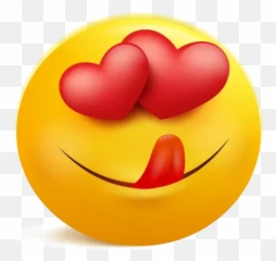 Heart Eyes Emoji Png Hd Png Mart - Smiley,Lip Emoji