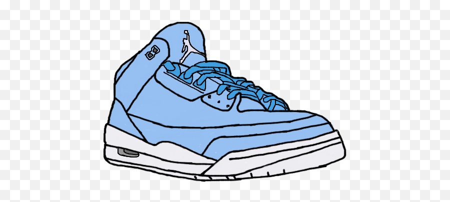 Jordan Jordans Cartoon Drawing Freetoedit - Sneakers Emoji,Emoji Jordans