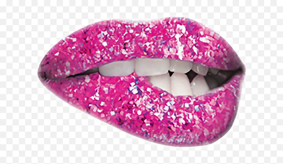Lip Lipstick Cute Girly Pink Bite - Lipstick Emoji,Bite Lip Emoji