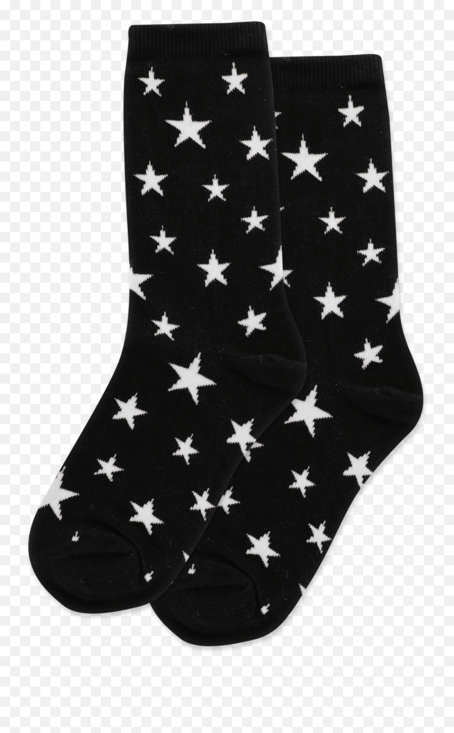 Kidu0027s Glow In The Dark Stars Crew Socks - Black Lxl Hotsox Emoji,Glowing Emoji